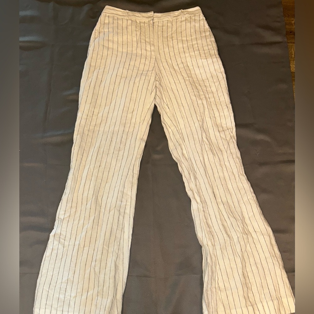 Michael Kors Striped white pants